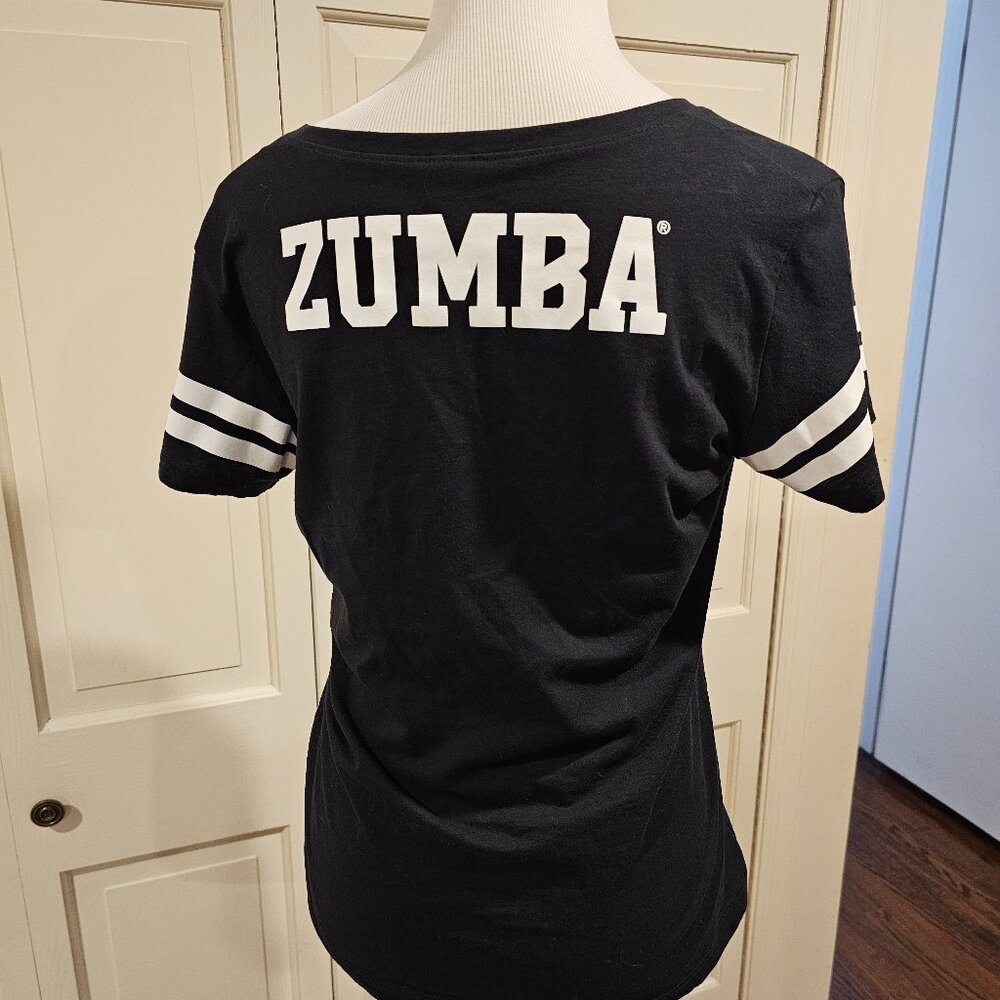 Zumba Skills Pay the Bills Black Top Size S